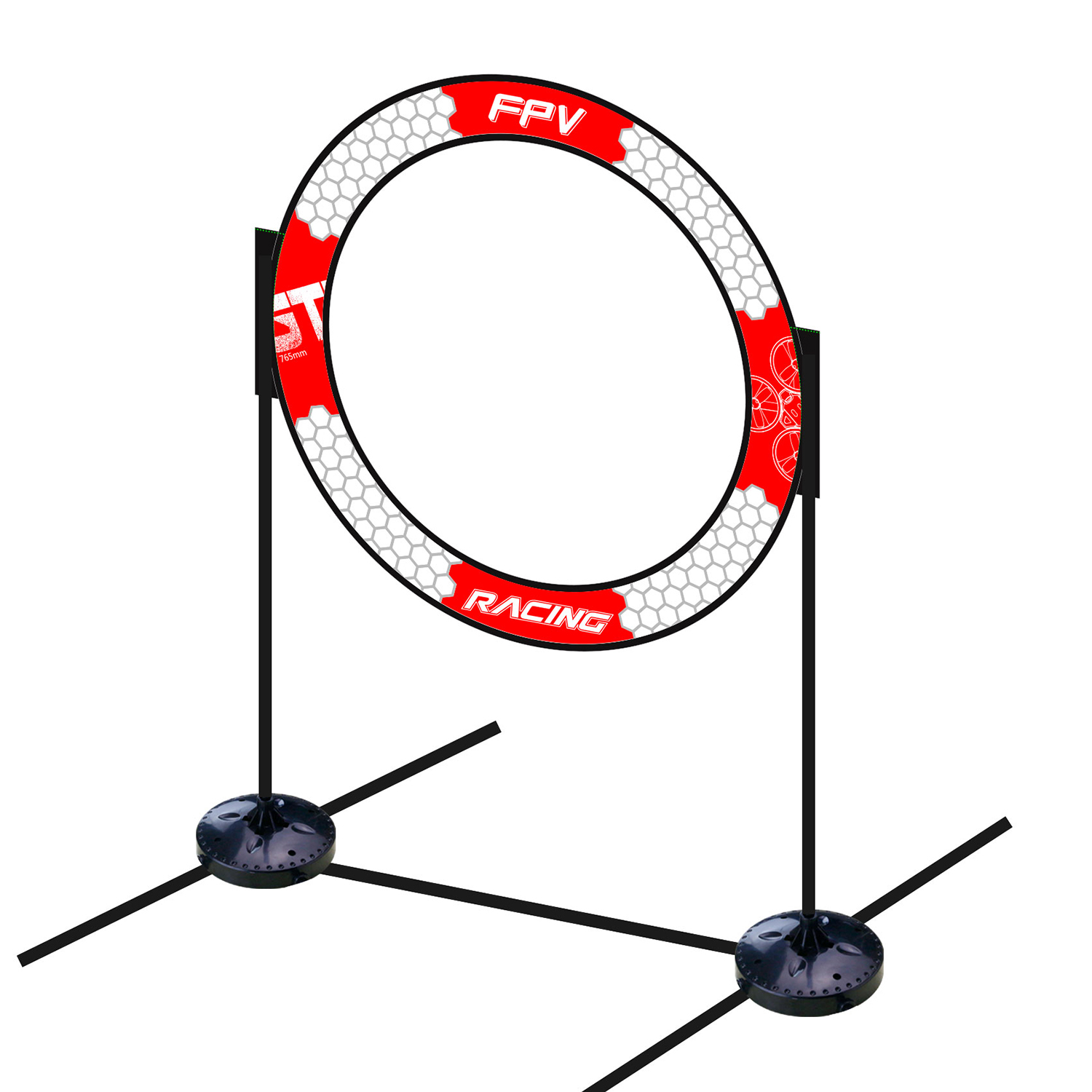 765mm Circular Drone FPV Racin - Drone Racing Flag ulasan dan harga
