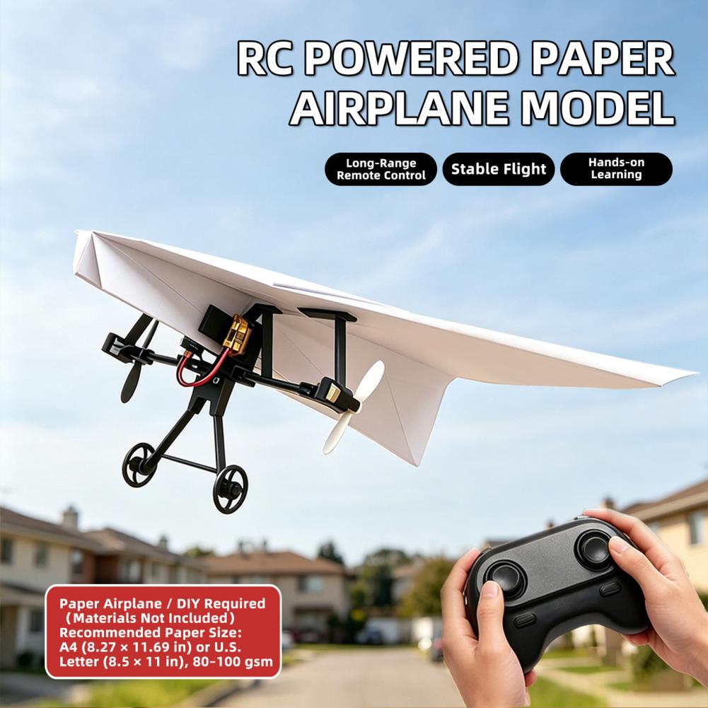 Remote Control Paper Airplane  - Drone Racing Flag ulasan dan harga
